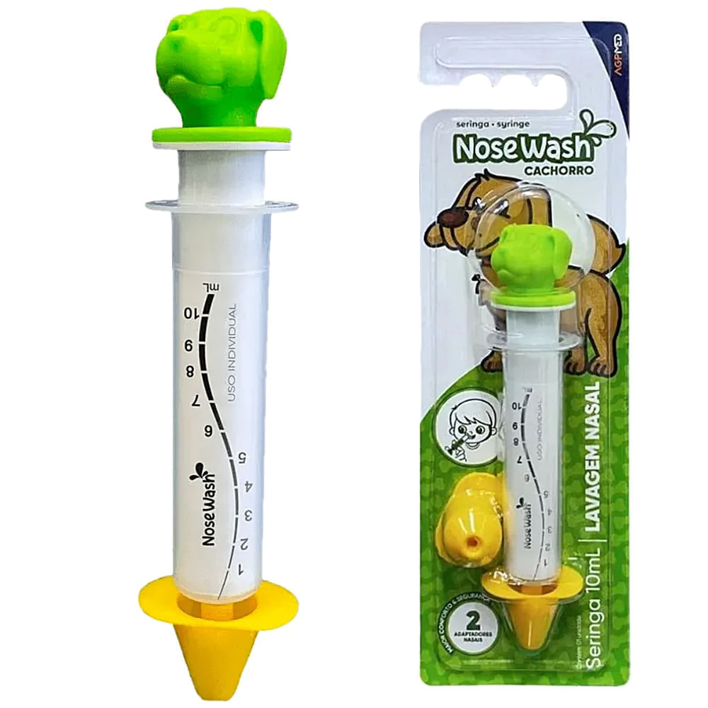 Seringa para Lavagem Nasal NoseWash Cachorro 10ml