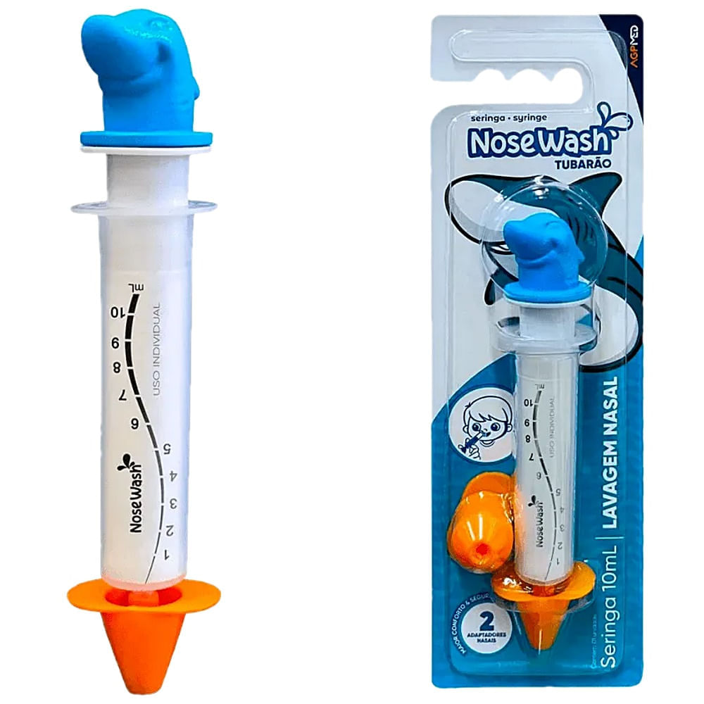 Seringa para Lavagem Nasal NoseWash Tubarão 10ml