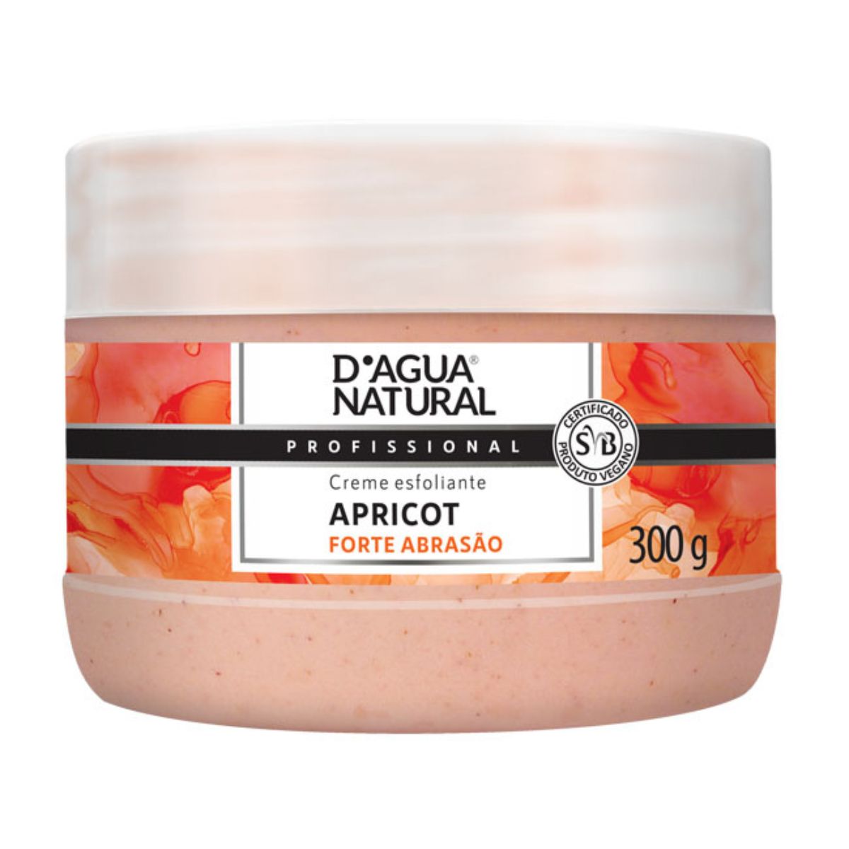 Creme Esfoliante Apricot Forte Abrasão Dagua Natural 300g
