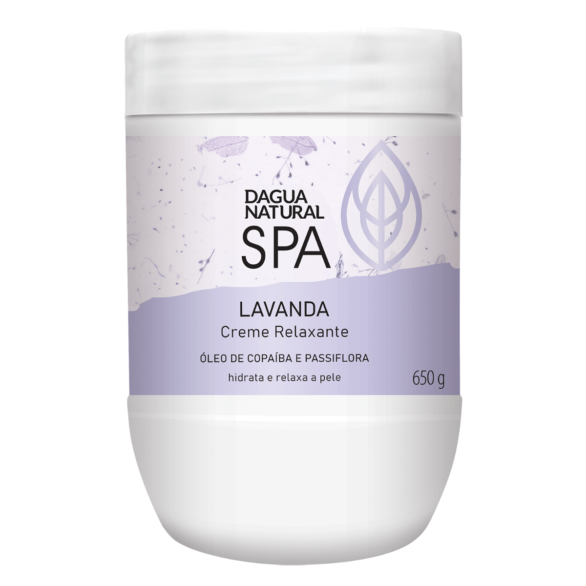 Creme Relaxante SPA Lavanda Dagua Natural 650g