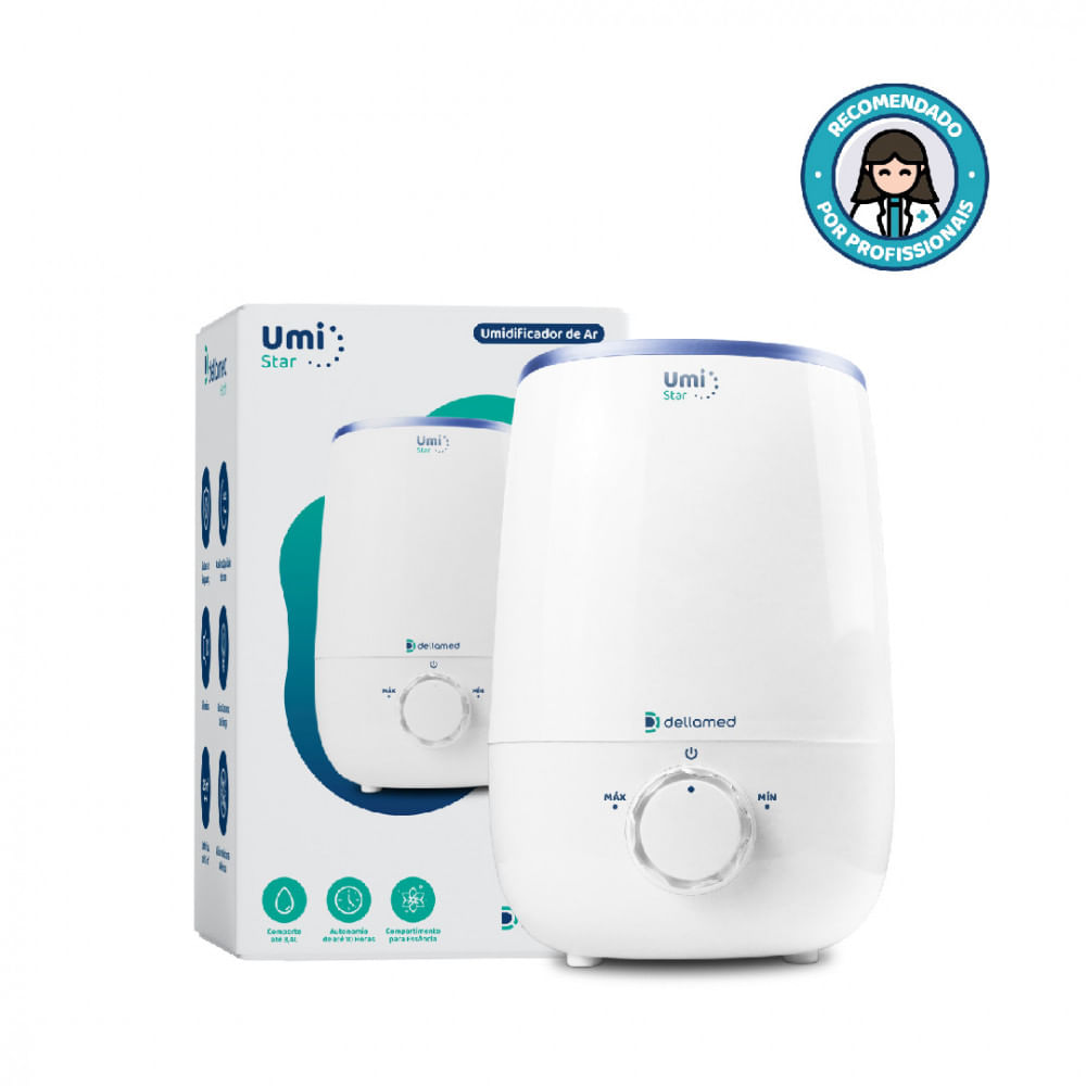 Kit Nebulizador Compacto + Umidificador Star Dellamed
