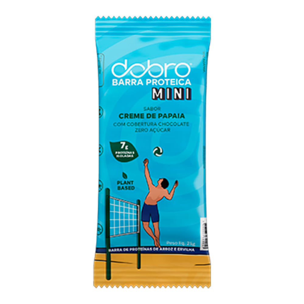 Barra Proteica Mini Creme de Papaia Dobro 25g