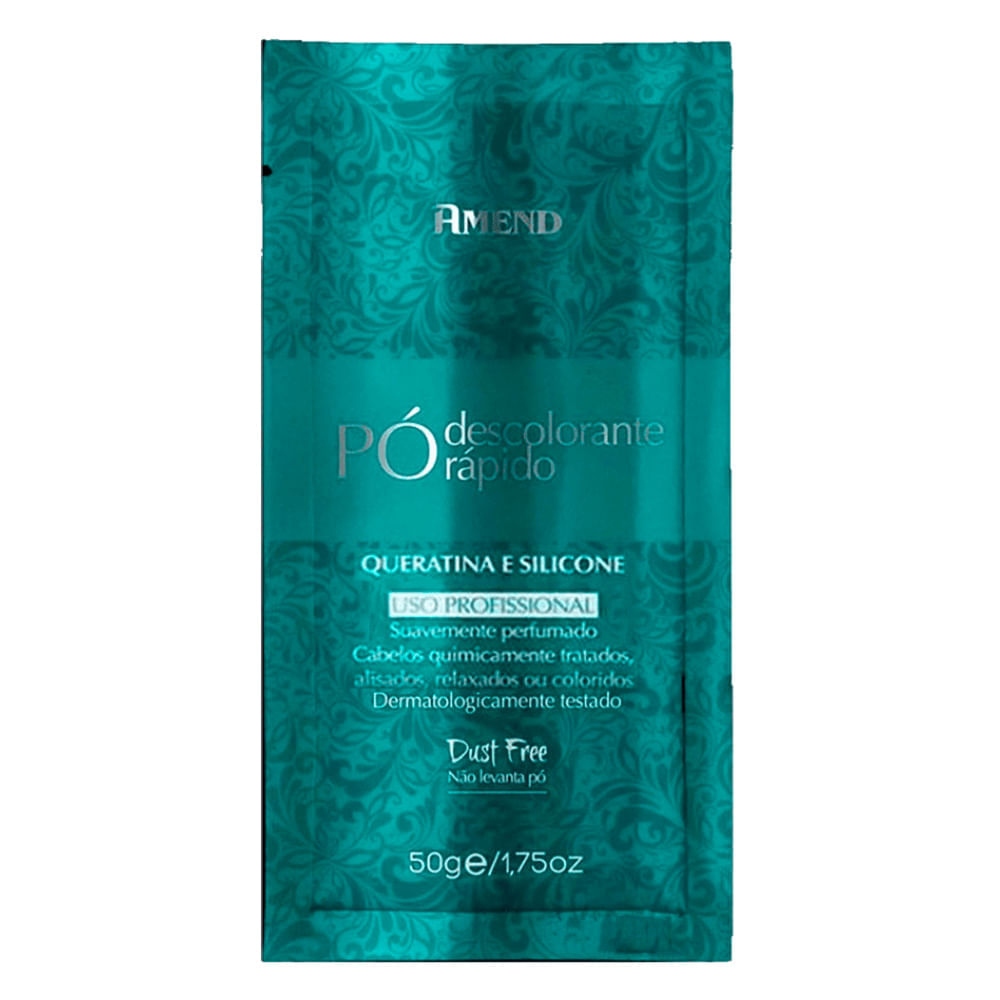 Pó Descolorante Amend Queratina E Silicone 50g