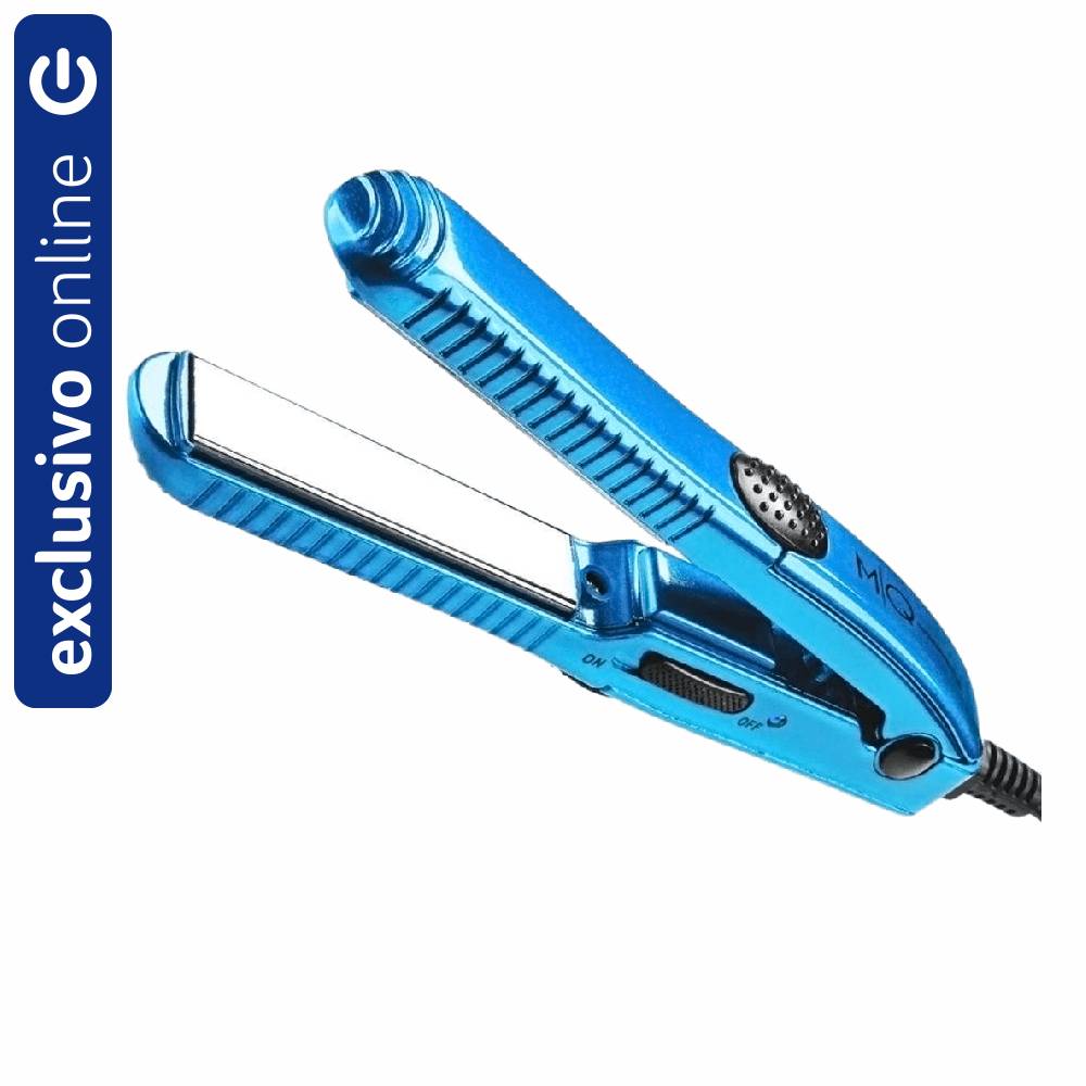 Prancha De Cabelo Mq Professional Mini Titanium Azul 80g