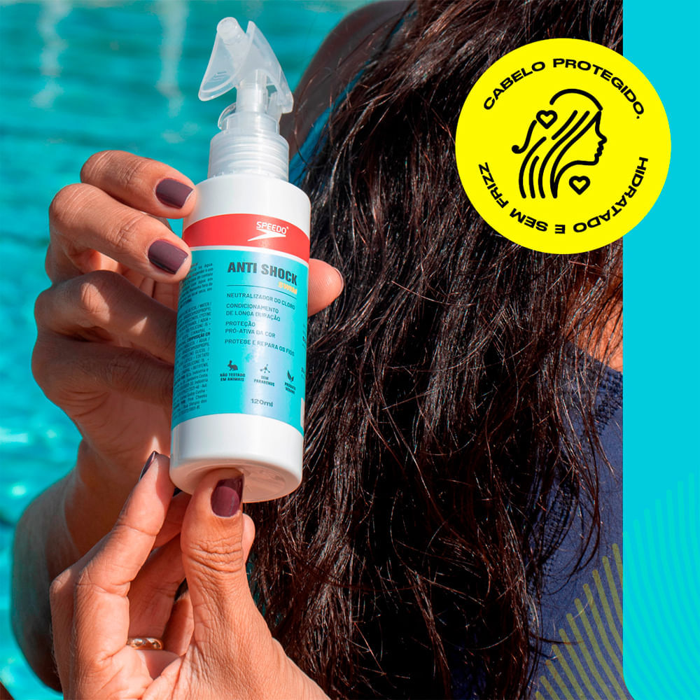 Leave-in Pink Cheeks Anti Shock Swim Speedo Spray 120 ml