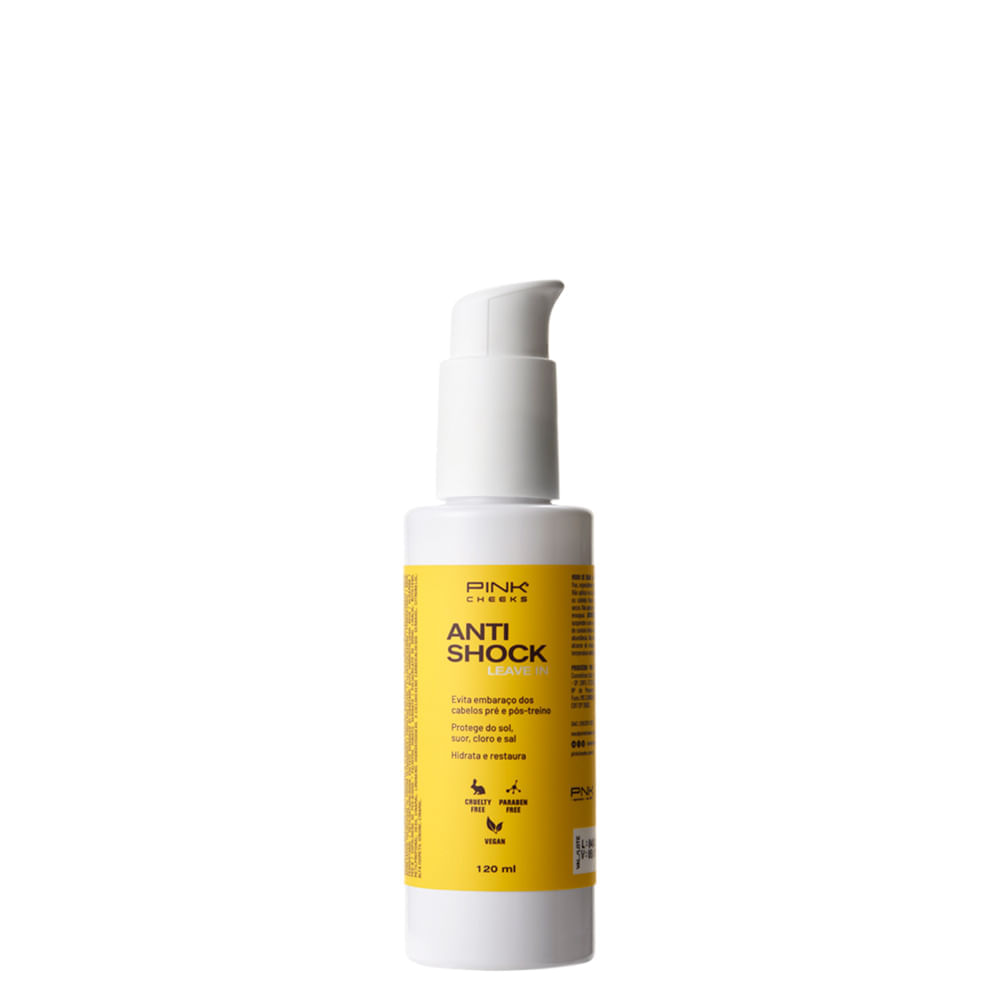 Leave-in Pink Cheeks Anti Shock Pré Treino 120 ml