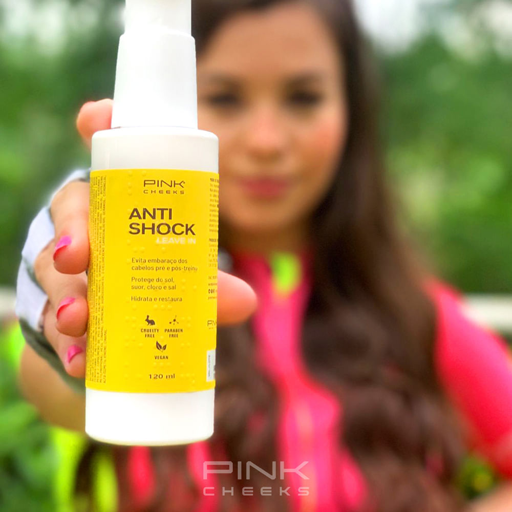 Leave-in Pink Cheeks Anti Shock Pré Treino 120 ml