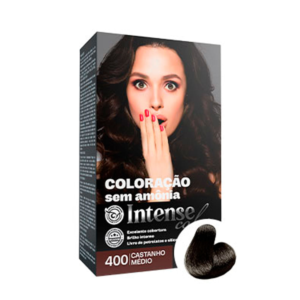 Tintutura Profissional Dalsan Intense Color Castanho Médio 400