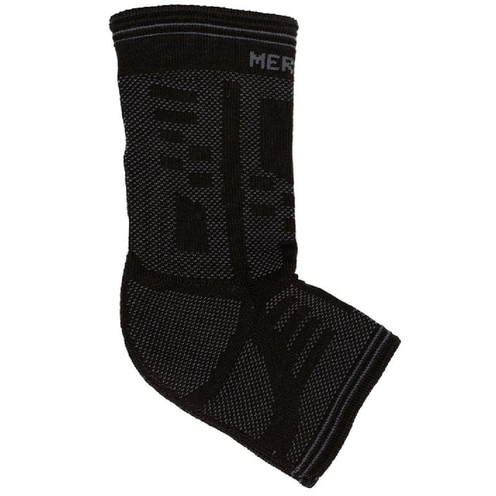 Tornozeleira De Compressão Elástica Mercur Cor Preto/grafite Tamanho G/gg