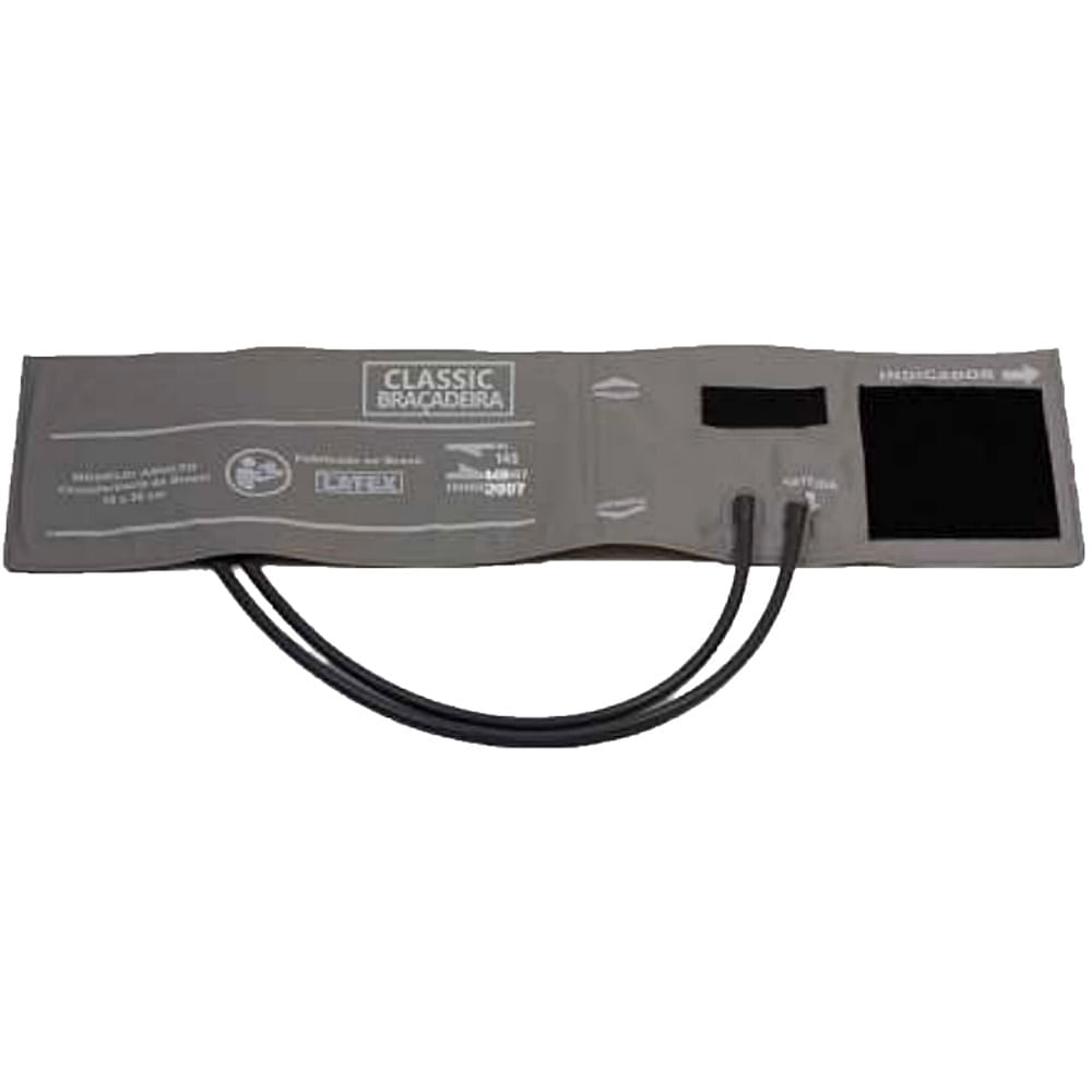 Braçadeira Divisao Latex Pni 2 Vias Recém-nascido Nylon/velcro Cor Cinza 1 Unidade