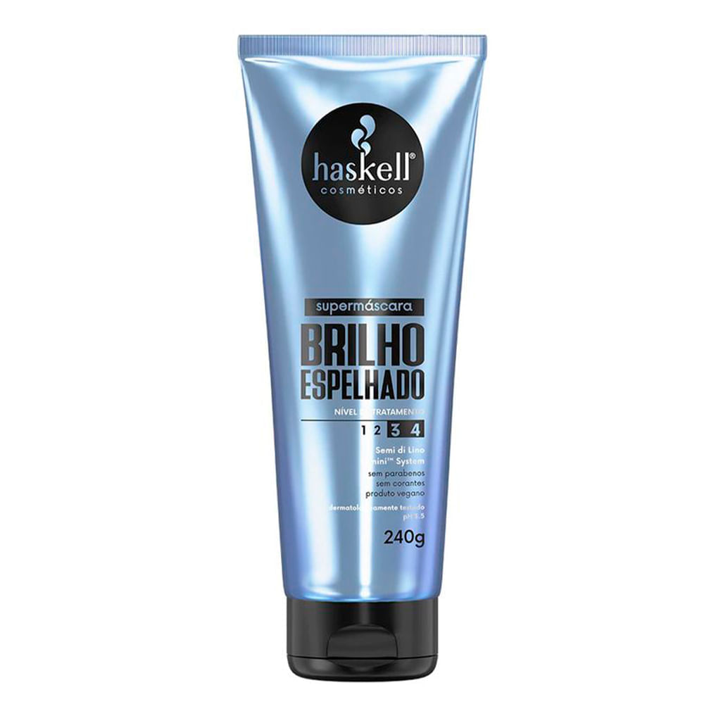 Supermáscara Haskell Brilho Espelhado 240g