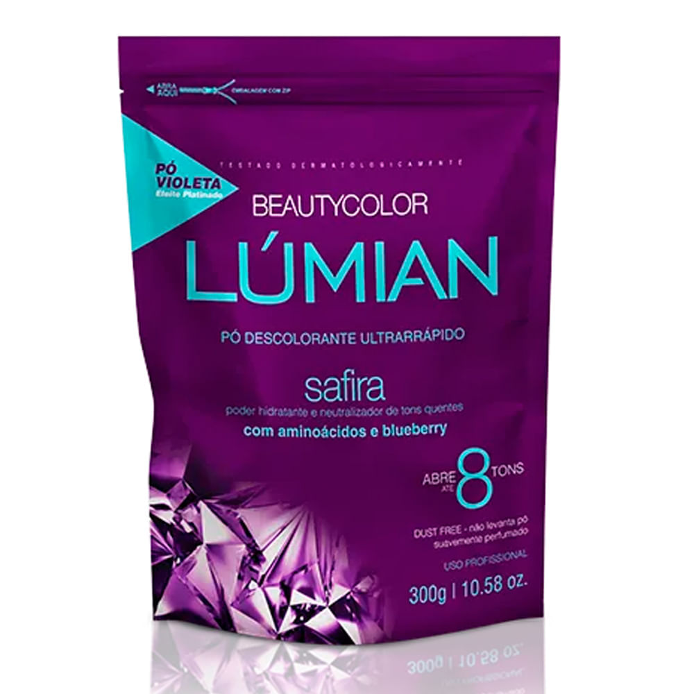 Pó Descolorante Beauty Color Lúmian Safira 300g