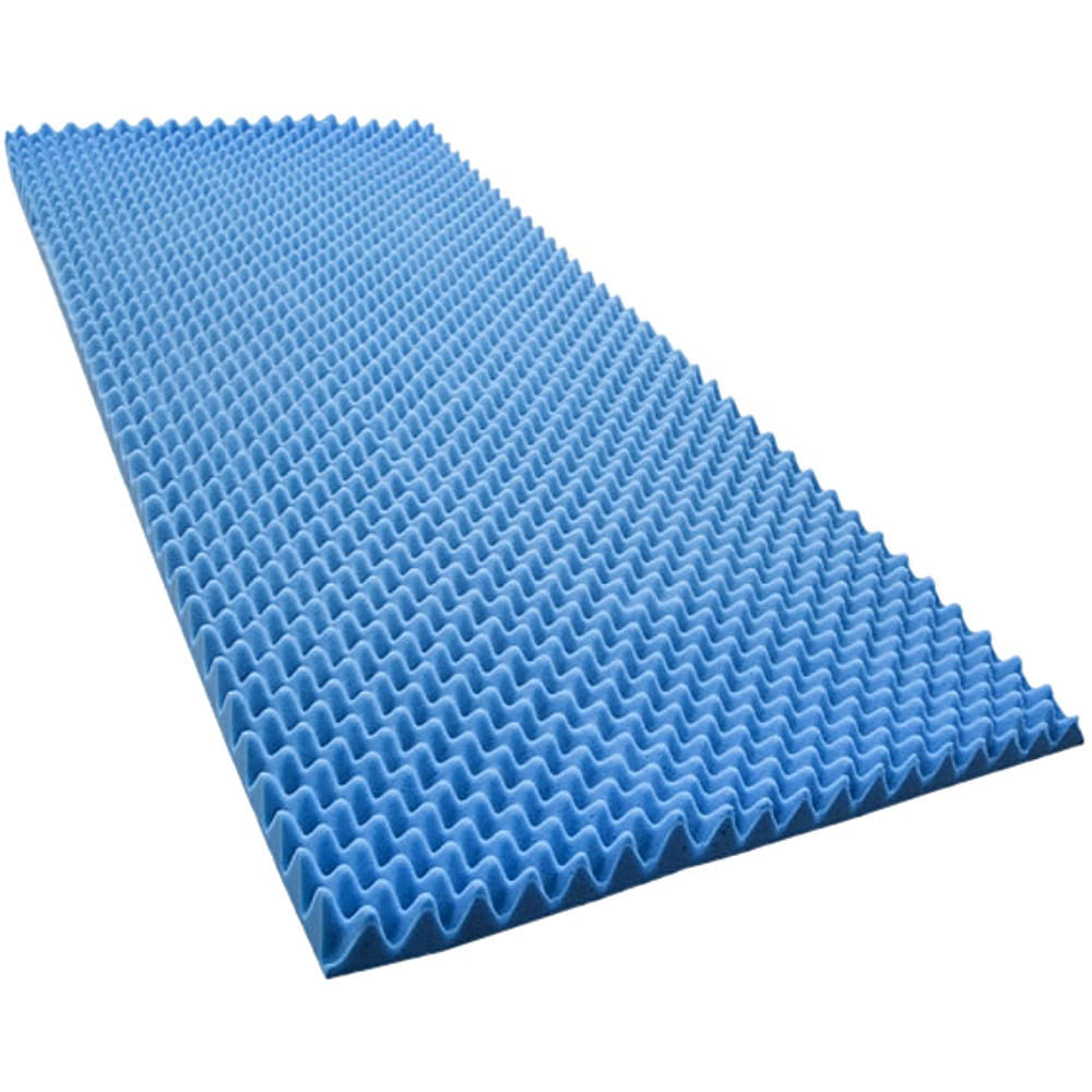 Colchão Tipo Caixa De Ovo Luckspuma Casal D28 Azul