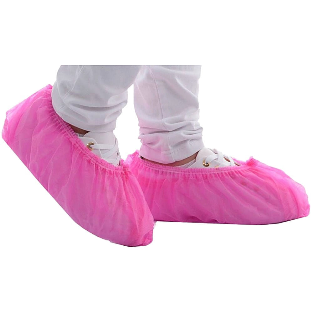 Sapatilha Descartável Pro-pé Protdesc Rosa Gramatura 20 50 Pares