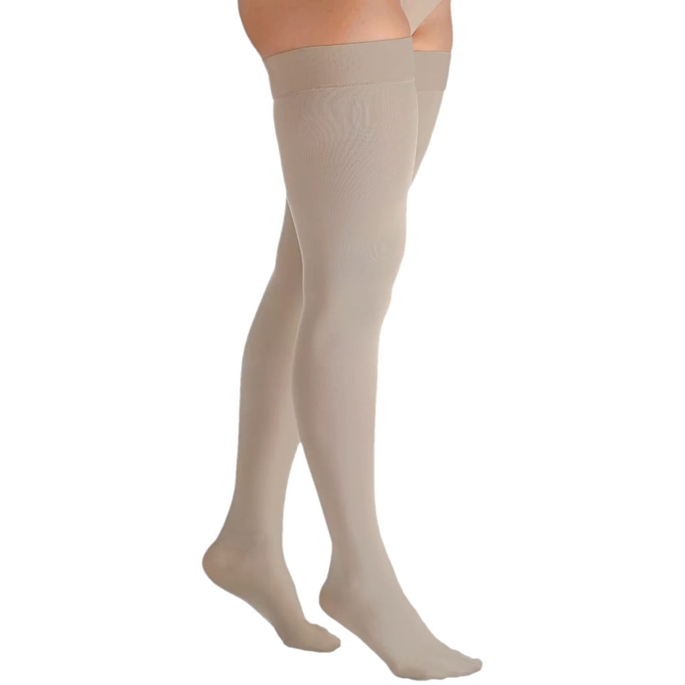 Meia 7/8 Select Comfort Premium 20-30mmHg Fechada Natural M2