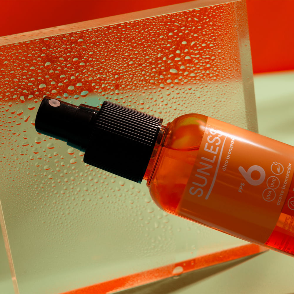 Óleo Bronzeador Sunless FPS 6 Cenoura 120ml