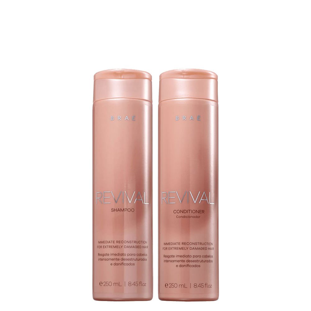 Kit Braé  Revival - Shampoo 250 ml + Condicionador  250 ml