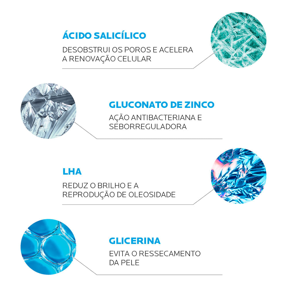 Gel Facial de Limpeza La Roche-Posay Effaclar Concentrado 300g