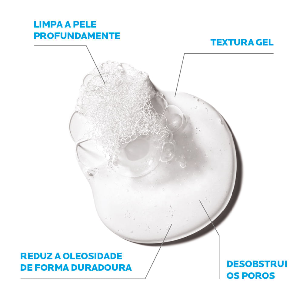 Gel Facial de Limpeza La Roche-Posay Effaclar Concentrado 300g