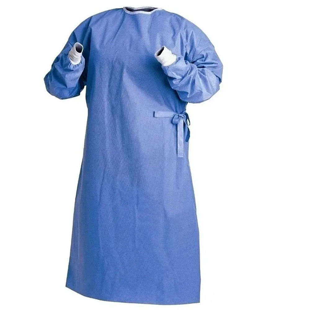 Avental Tnt Descarpack Cirúrgico Estéril Cor Azul Gramatura 50 1 Unidade