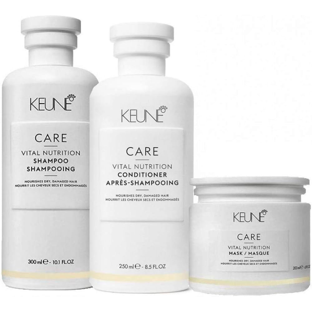 Kit Shampoo Condicionador e Máscara Keune Care Vital Nutrition