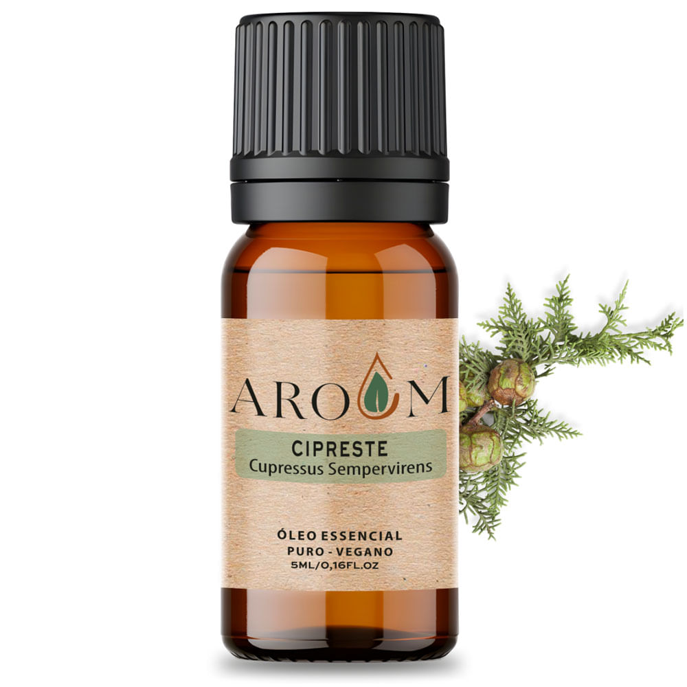 Óleo Essencial Aroom Cipreste Puro 5ml