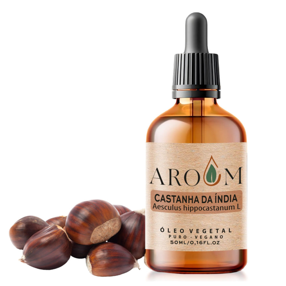 Óleo Vegetal Aroom Castanha da Índia 50ml