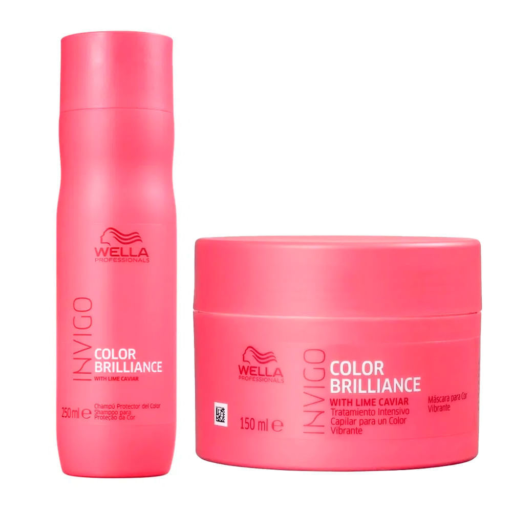 Kit Shampoo E Máscara Wella Invigo Color Brilliance