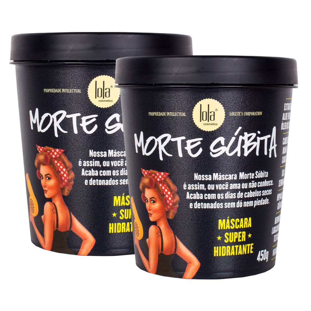 Kit Mascara Lola Morte Subita 450g 2 Unidades