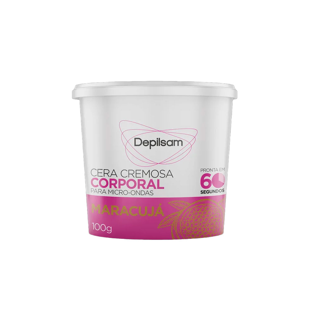 Cera Quente Depilsam Para Microondas Maracujá 100g
