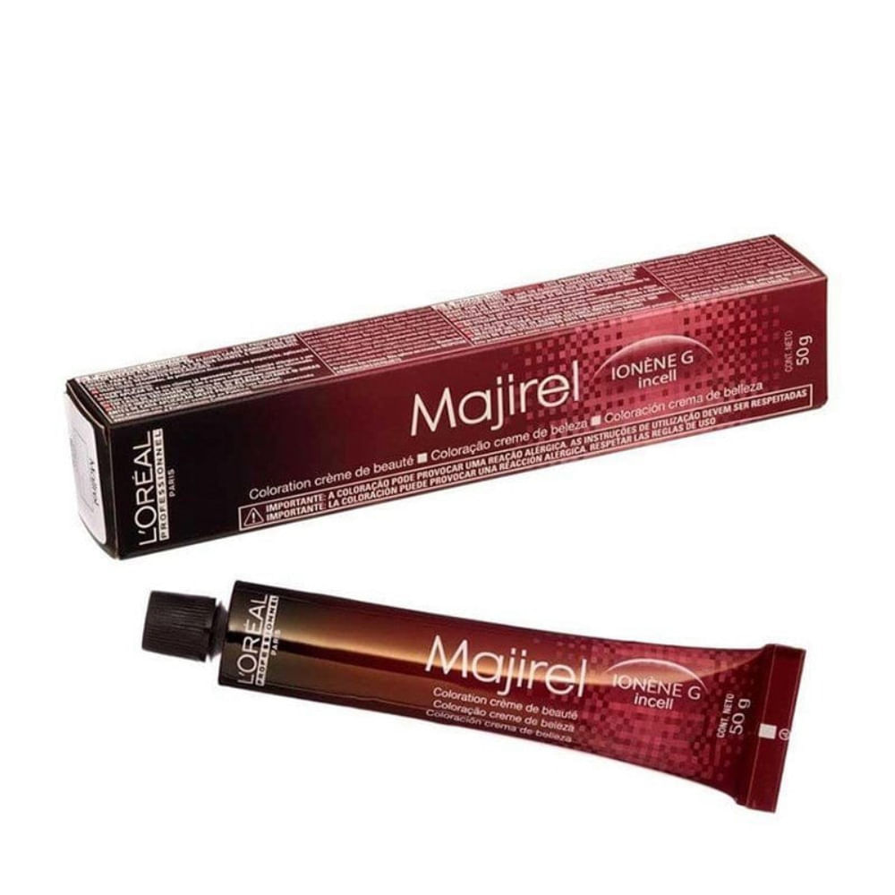 Tintura Majirel Louro Escuro Acobreado Vermelho 6.46