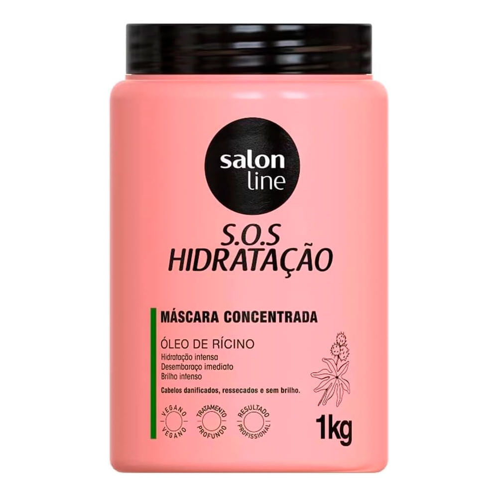 Máscara Capilar S.O.S Hidratação Turbinada Salon Line 1kg