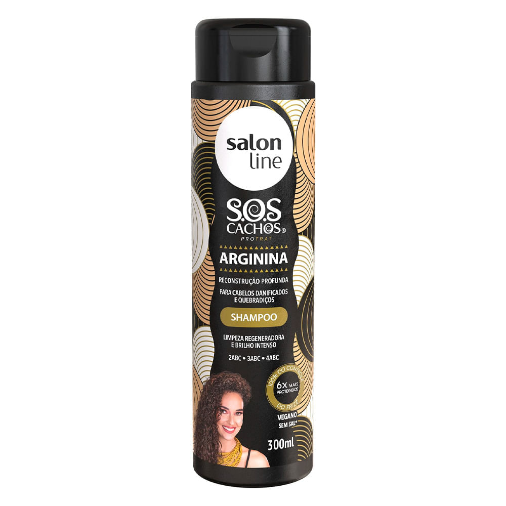 Shampoo Salon Line SOS Arginina Reconstrução 300ml