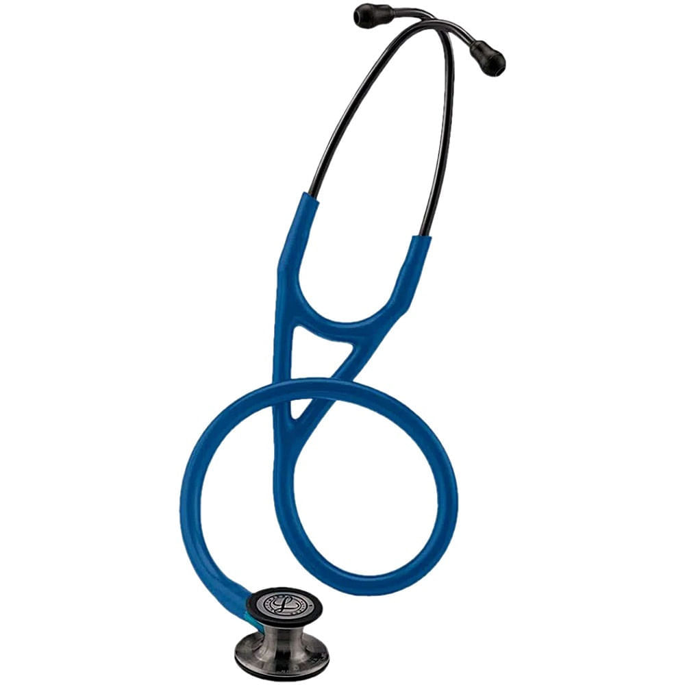 Estetoscópio Littmann Cardiology Iv Cor Azul Marinho Smoke 6202