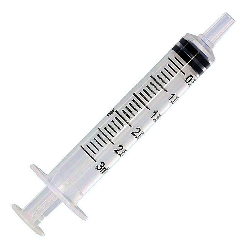 Seringa Procare 3mL Luer Slip sem Agulha 1 unidade