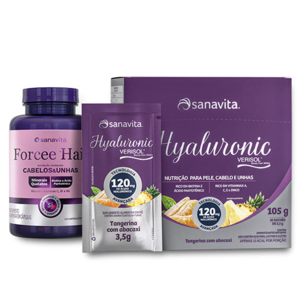 Combo Fortalecimento do Cabelo Fortalecimento do cabelo Sanavita