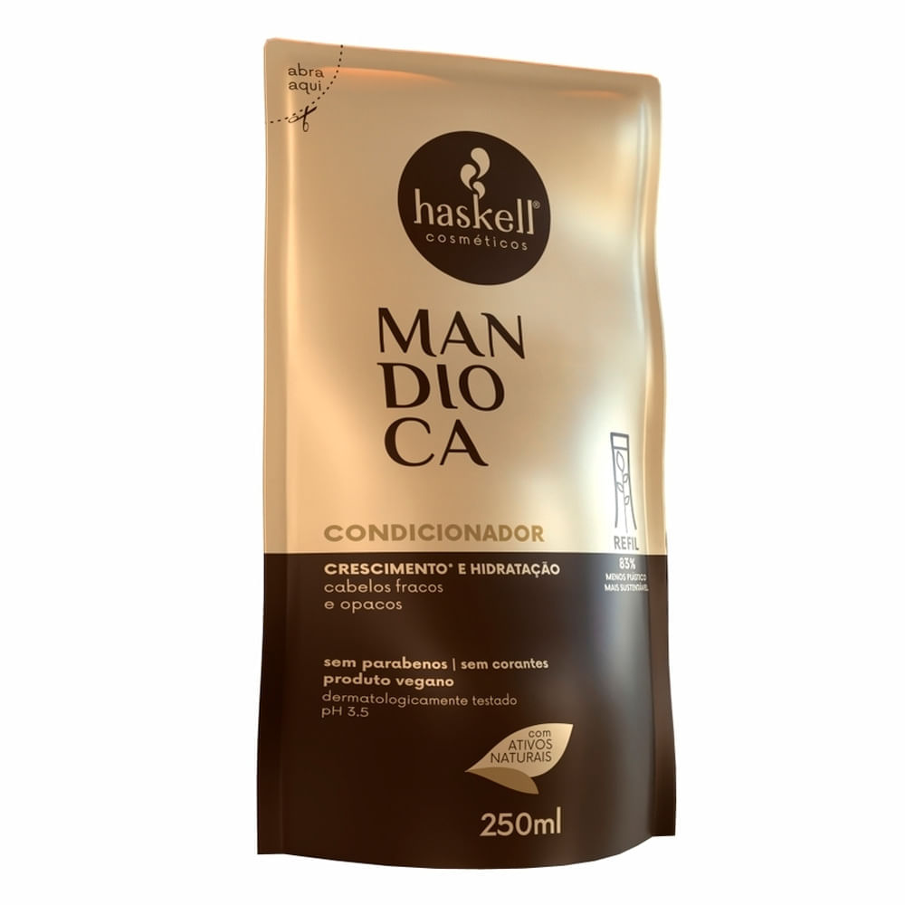 Condicionador Haskell Mandioca Refil 250ml