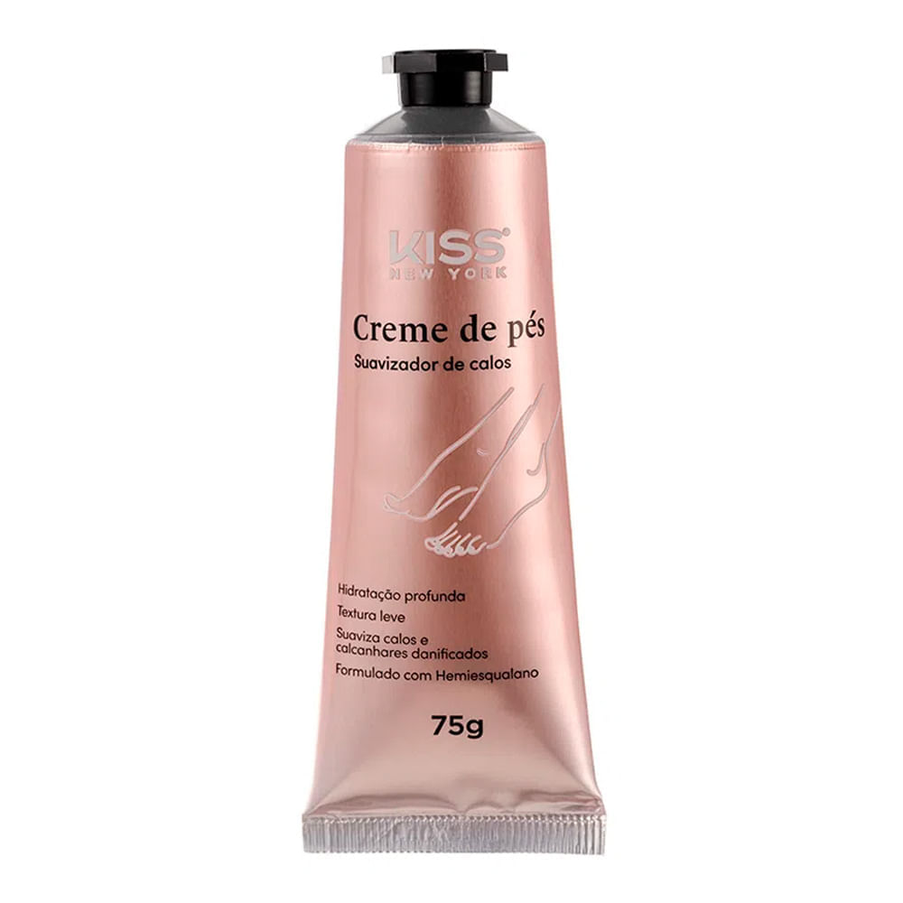 Creme Para Pés Kiss New York Suavizador De Calos 75g
