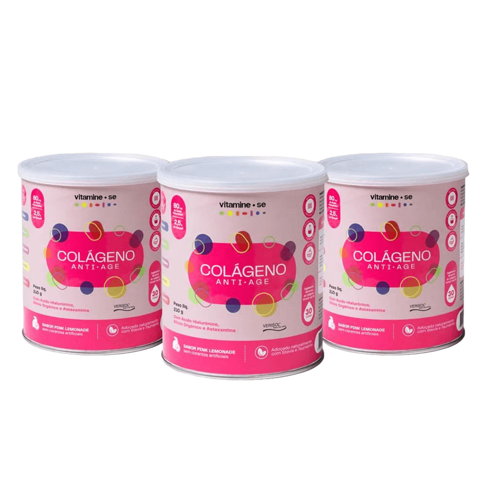 Suplemento Alimentar Trio Colágeno Anti age 30 cápsulas por unidade