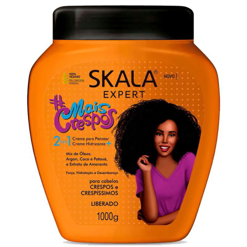 Máscara Capilar De Tratamento Skala Mais Crespos 1kg