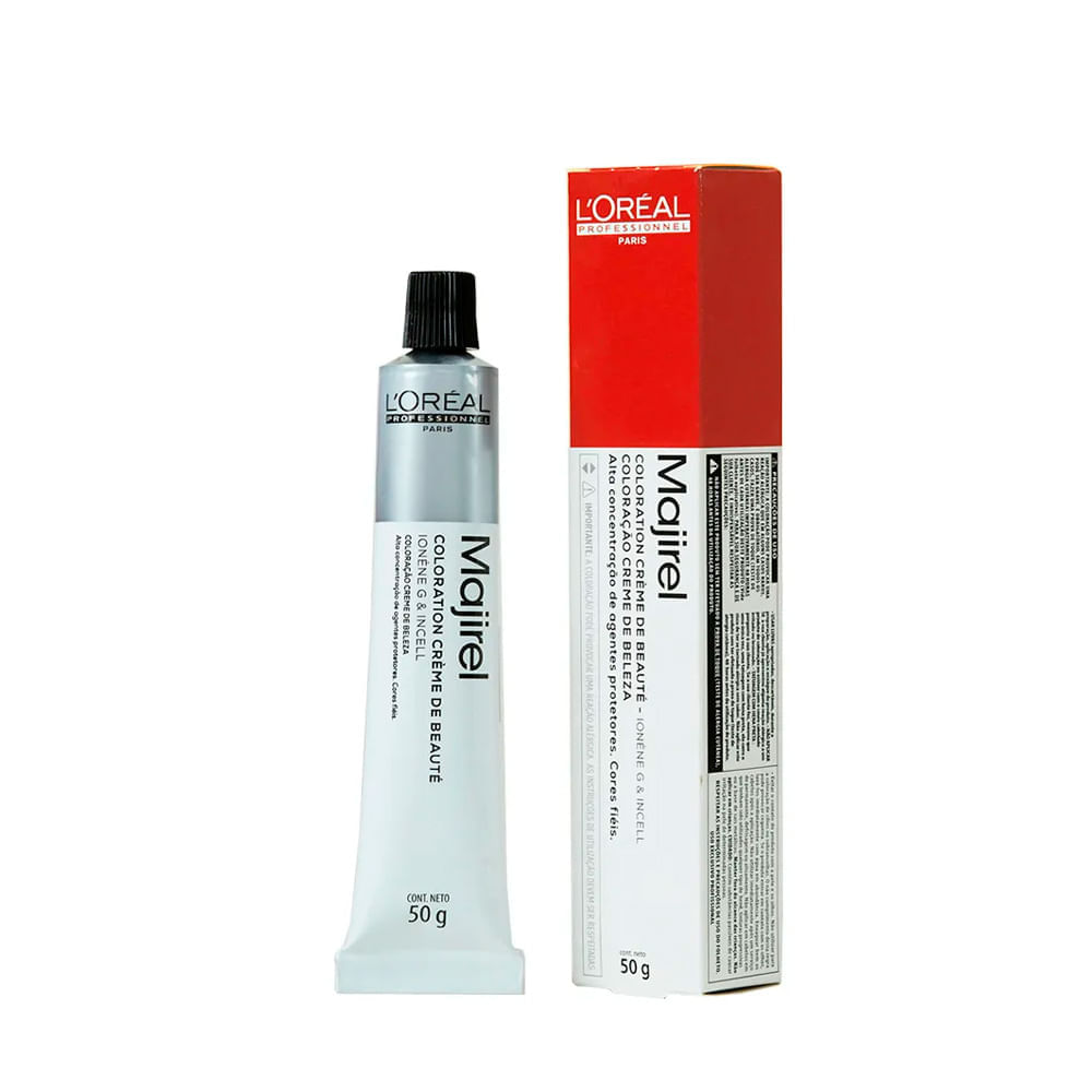 Tintura Creme Majirel Castanho Acobreado Vermelho 4.56