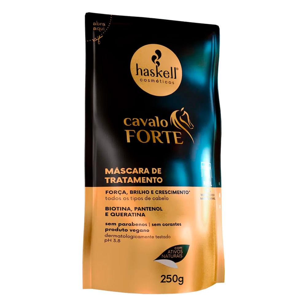 Máscara Capilar De Tratamento Haskell Cavalo Forte Refil 250g