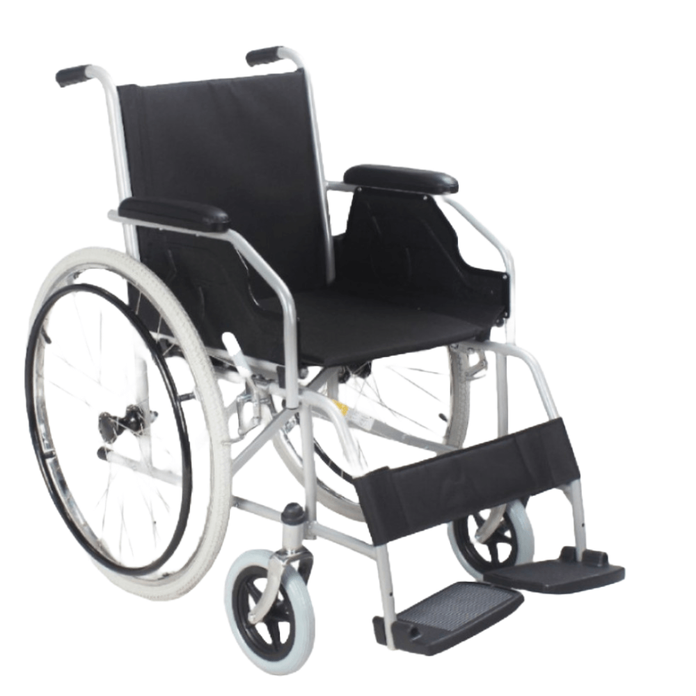 Cadeira De Rodas Em Aço Dobrável Dellamed