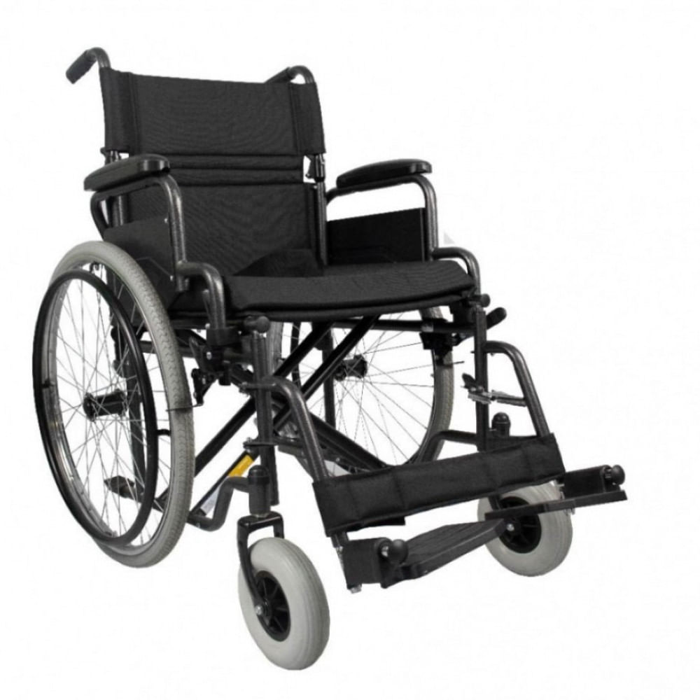 Cadeira De Rodas Em Aço Dobrável Dellamed
