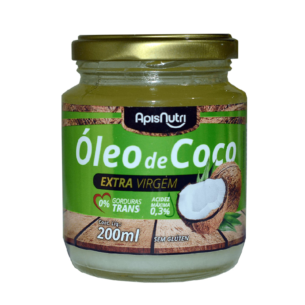 Óleo De Coco Extra Virgem 200ml