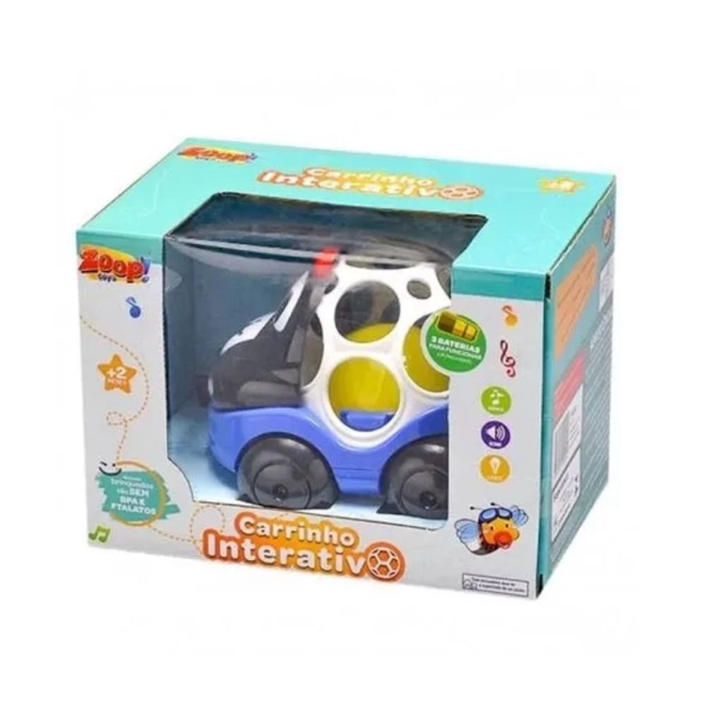 Carrinho Interativo Zoop Toys Polícia