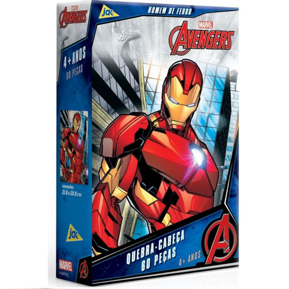 QUEBRA-CABECA Toyster 60 Peças Homem de Ferro JAK