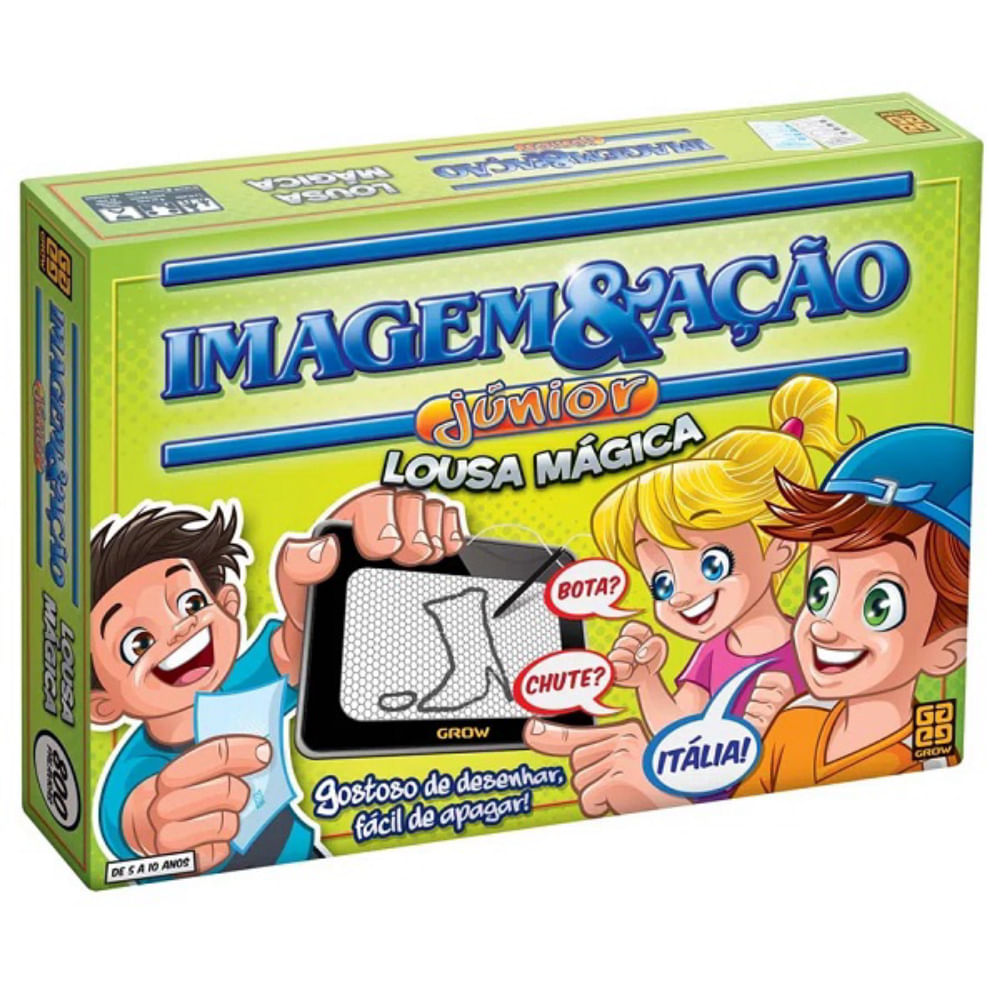 Jogo De Tabuleiro Grow Imagem E Acao Jr Lousa Magica