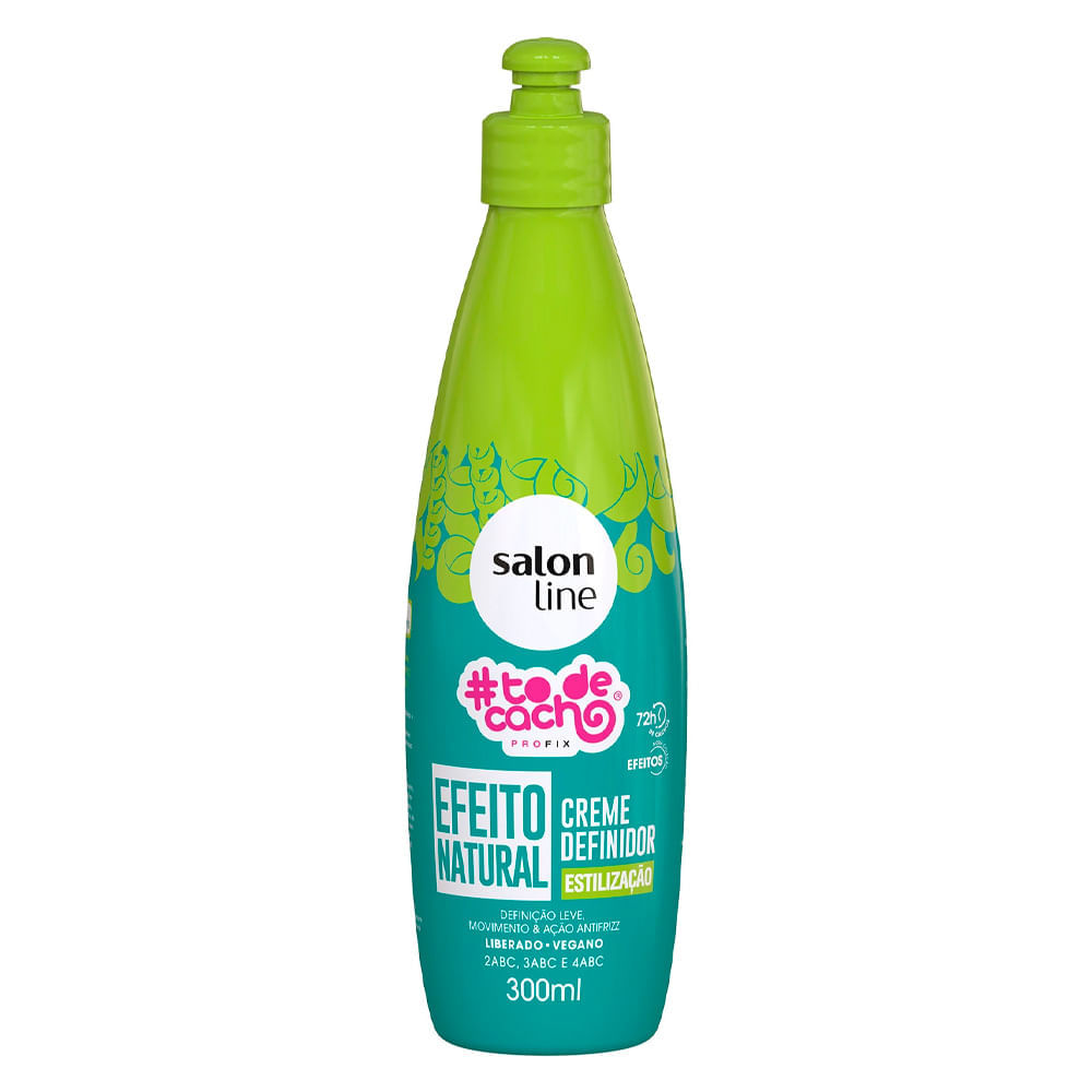 Creme De Pentear Definidor Salon Line To De Cacho Efeito Natural 300ml