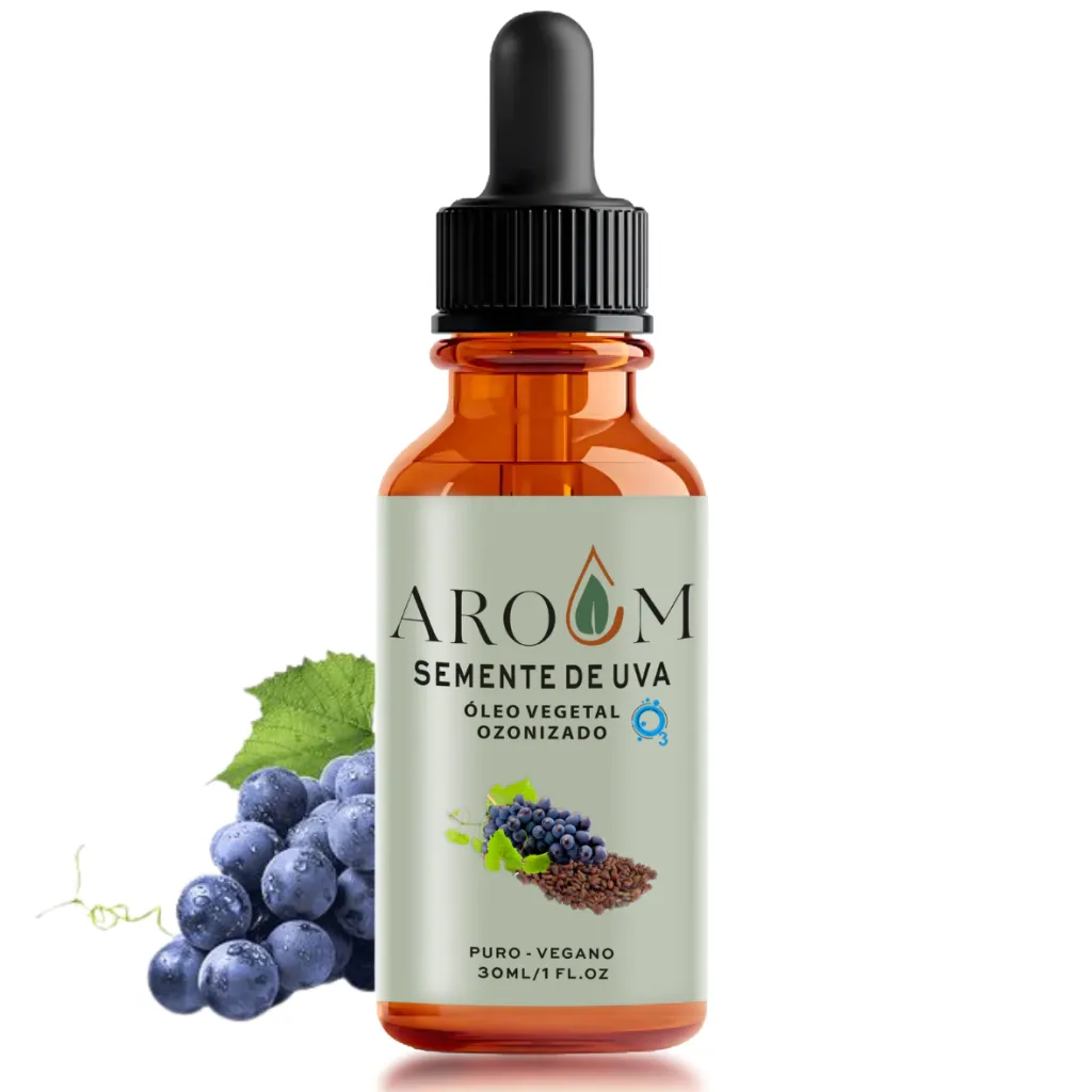 Óleo Ozonizado Aroom Semente de Uva 30ml